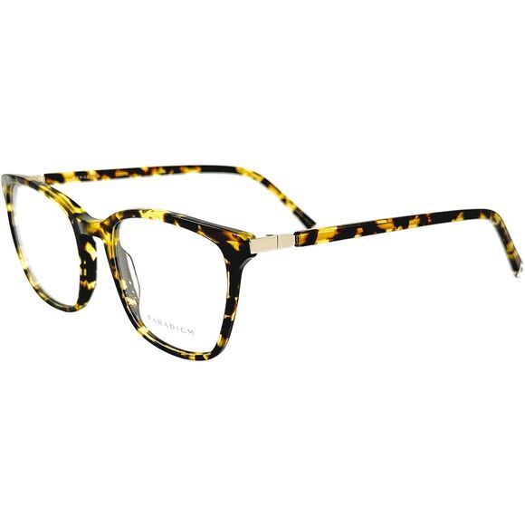 Paradigm 19 22 Unisex Plastic Eyeglass Frame Tortoise 52-19 main image 5